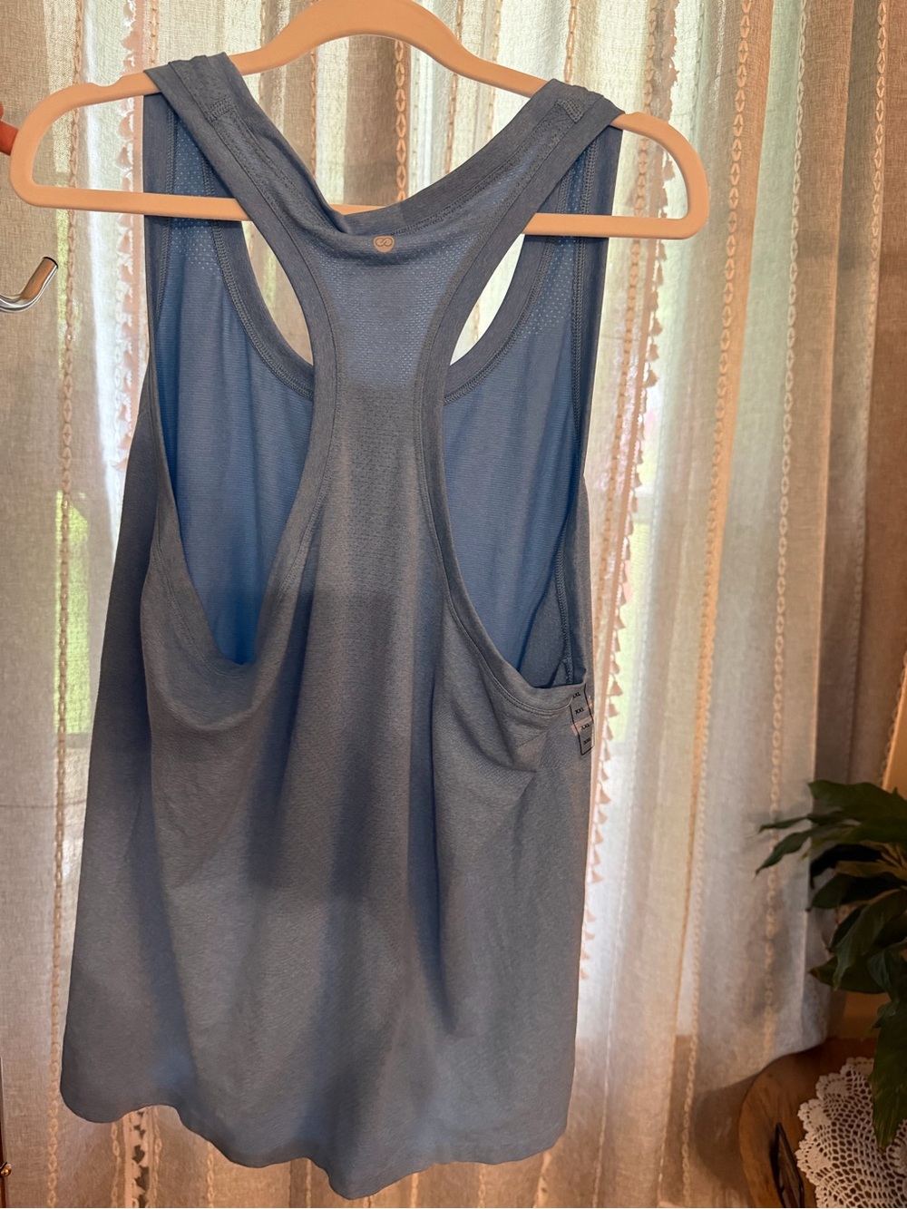 Calla Light Blue Racerback Tank - Picture 3 of 5